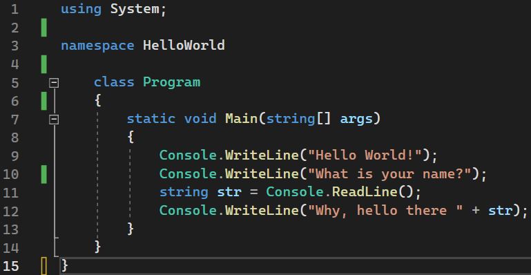 Hello World Sample Code